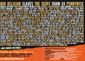 Rebellion 2017, Blackpool